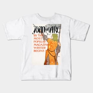 Joan of Arc (1895) by Edward Penfield_ Kids T-Shirt